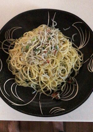 梅としらすのサッパリパスタ-レシピのメイン写真