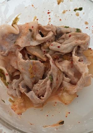 冷製 豚キムチ ハウスまぜてマジック-レシピのメイン写真