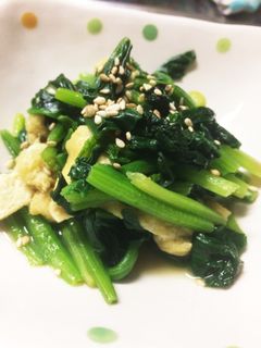 ほうれん草と油揚げの和風小鉢-レシピのメイン写真