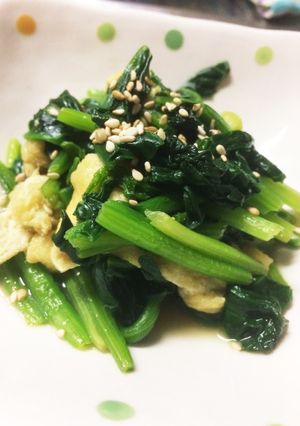 ほうれん草と油揚げの和風小鉢-レシピのメイン写真