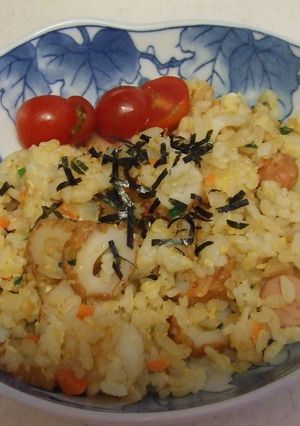 子供が喜ぶ♪ちくわのパラパラチャーハン-レシピのメイン写真