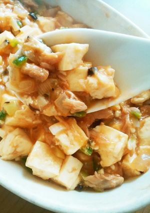【取り分け】辛くない♪ツナ入り麻婆豆腐-レシピのメイン写真