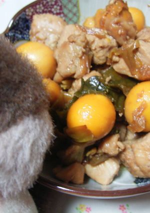 ✿鶏の香味煮ーきんかん入りー✿-レシピのメイン写真
