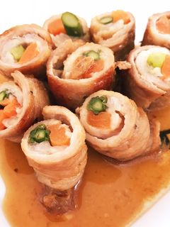 アスパラと人参の肉巻き-レシピのメイン写真