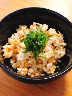 茗荷と大葉と揚げ玉の混ぜご飯★簡単♬-レシピのメイン写真