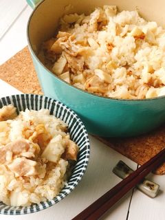 たっぷり鶏たけのこ炊き込みご飯-レシピのメイン写真