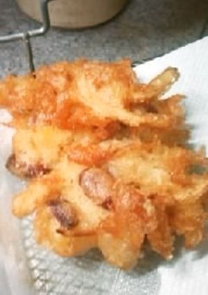 レトルトおかずで、おやつの「かき揚げ」-レシピのメイン写真