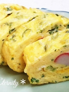 *ふんわりカニかまin卵焼き*-レシピのメイン写真