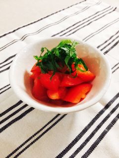 ごま油香るトマトのサラダ-レシピのメイン写真