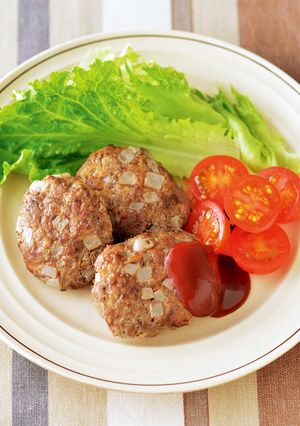 こんにゃくハンバーグ-レシピのメイン写真