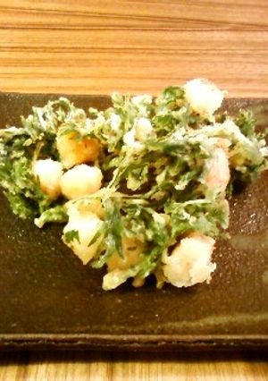 サクサク！にんじんの葉の天ぷら-レシピのメイン写真