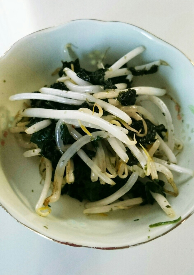 簡単！もやしとほうれん草の海苔あえ-レシピのメイン写真