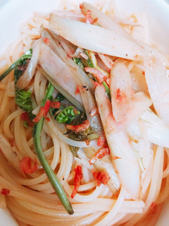 うどと桜海老のパスタ-レシピのメイン写真