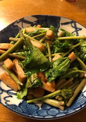 これが一番美味しい♡アシタバの油炒め-レシピのメイン写真