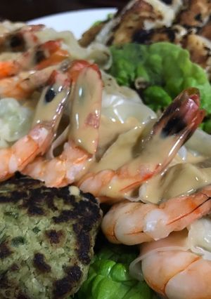 【男のジャンク飯】オイマヨ海老餃子-レシピのメイン写真