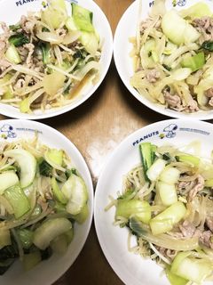 青梗菜と豚肉炒め☆-レシピのメイン写真