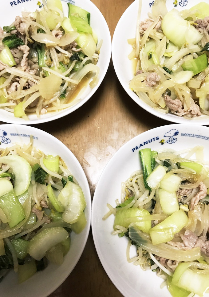 青梗菜と豚肉炒め☆-レシピのメイン写真