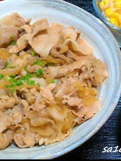 早い!簡単!美味しい!豚こま肉で豚丼!-レシピのメイン写真