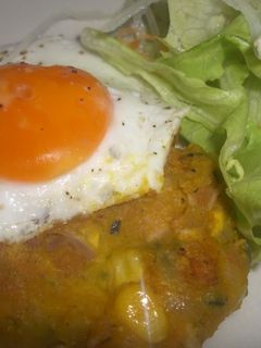 かぼちゃハンバーグ-レシピのメイン写真