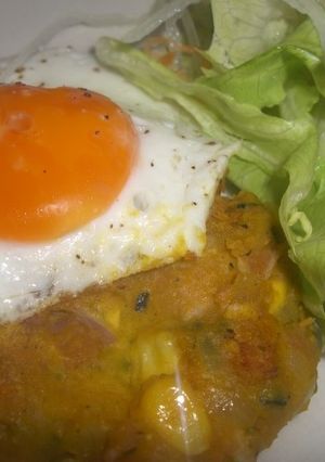 かぼちゃハンバーグ-レシピのメイン写真