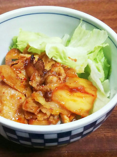 時短レシピ♪豚バラキムチ丼-レシピのメイン写真