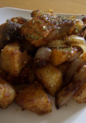 鮭とポテトのハニーマスタード炒め-レシピのメイン写真
