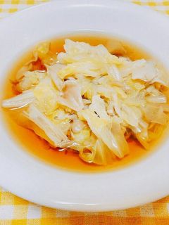 白菜と舞茸の白だしスープ♥-レシピのメイン写真