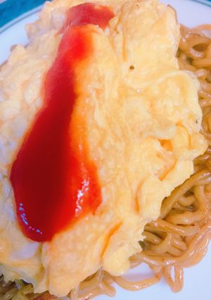 子供にも人気なオム焼きそば-レシピのメイン写真