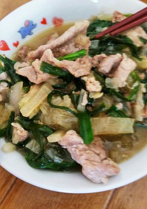 栄養満点ニラ大量消費ニラ豚大根トロトロ煮-レシピのメイン写真