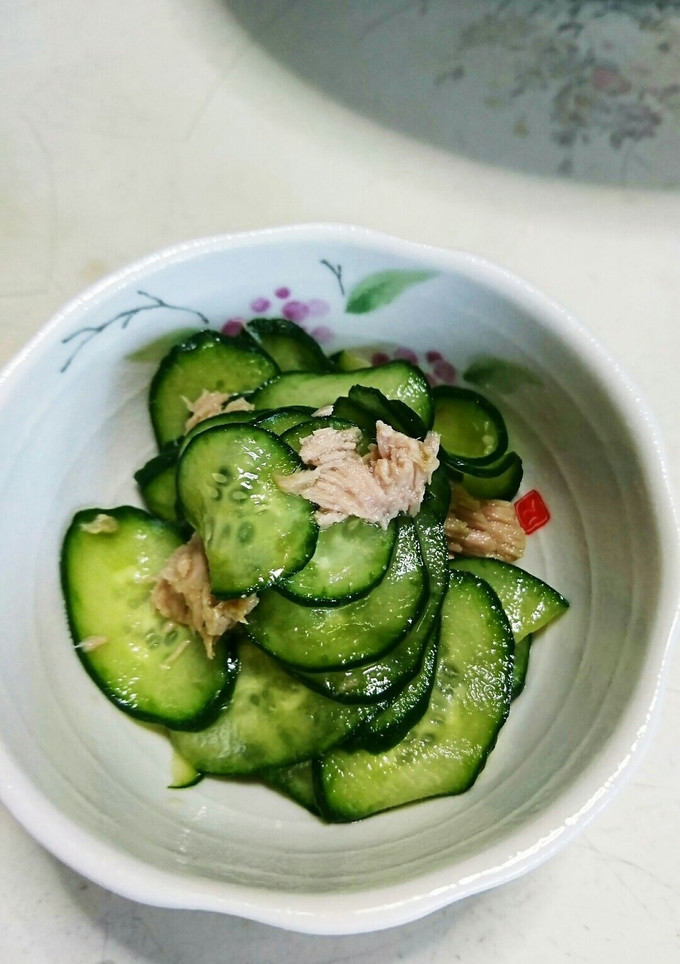 簡単これ料理？胡瓜とツナのからし醤油和え-レシピのメイン写真