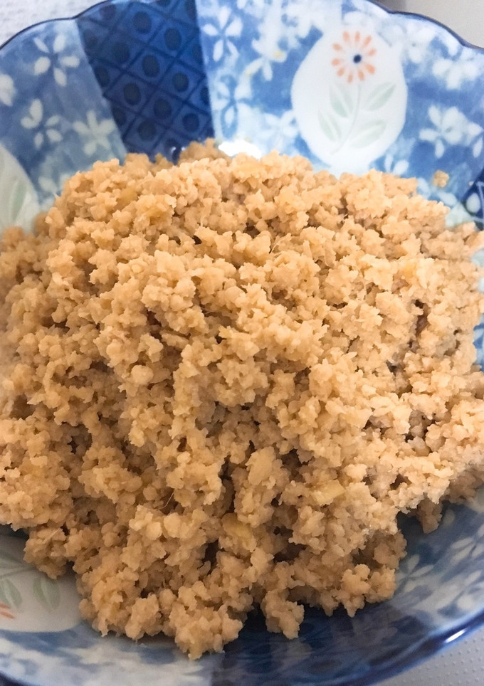 簡単　しっとり✨生姜たっぷり鶏そぼろ-レシピのメイン写真
