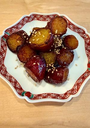 焼き芋で大学芋⭐︎カリカリ⭐︎とろとろ⭐︎砂糖控えめ-レシピのメイン写真