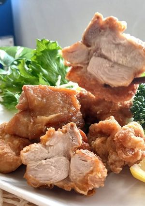 マヨで下味！ジュ－シ－米粉から揚げ三種味-レシピのメイン写真