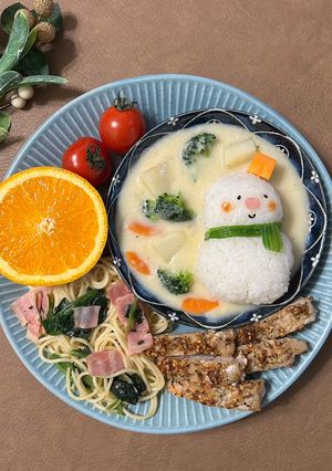 雪だるまクリームシチュー-レシピのメイン写真