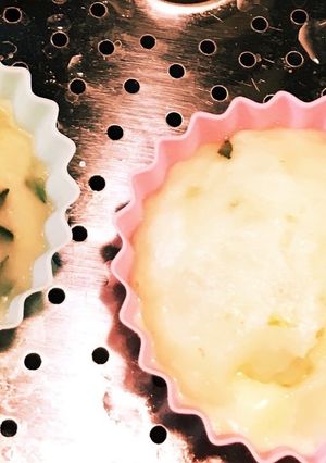 離乳食 三種野菜とチーズの米粉蒸しパン-レシピのメイン写真