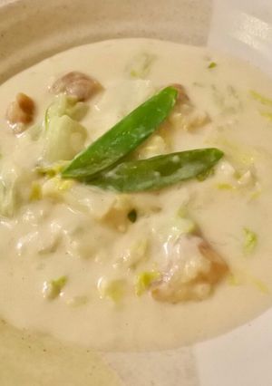 フライパンで簡単！白菜と鶏のクリーム煮♡-レシピのメイン写真