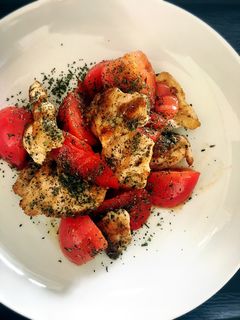 鶏胸肉とトマトの香草焼き-レシピのメイン写真