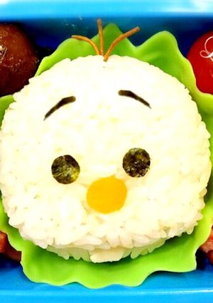 キャラ弁☆ツムツムオラフ-レシピのメイン写真