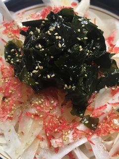 俺流!包丁いらずの…簡単大根サラダ-レシピのメイン写真