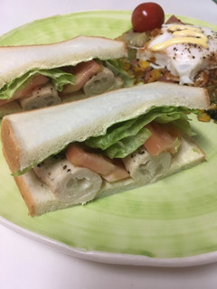 ささみとセロリとチーズのサンド-レシピのメイン写真