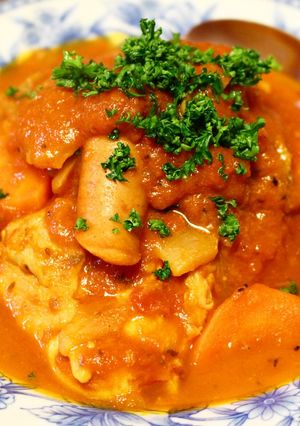 チキンとソーセージのトマト煮込み-レシピのメイン写真