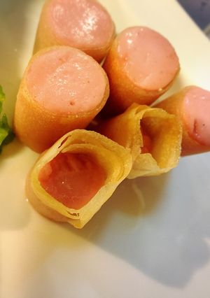 ソーセージの春巻き-レシピのメイン写真