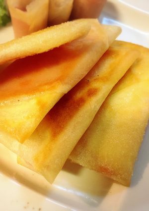 ハムとスライスチーズの春巻き-レシピのメイン写真