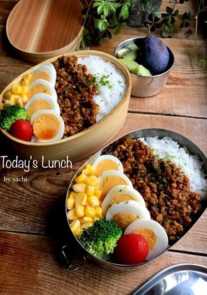 ドライカレー弁当♡-レシピのメイン写真