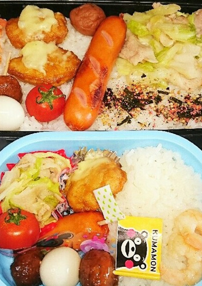 今日も旦那弁・幼稚園弁425-レシピのメイン写真