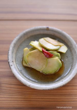 ブロッコリー茎のしょうゆ漬け-レシピのメイン写真