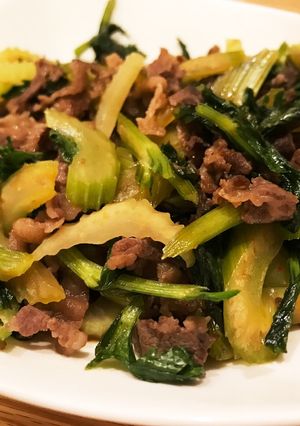 ☆牛肉とアスパラの甘ピリ醤油炒め☆-レシピのメイン写真