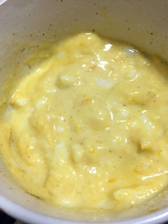 レンジでとろとろスクランブルチーズエッグ-レシピのメイン写真
