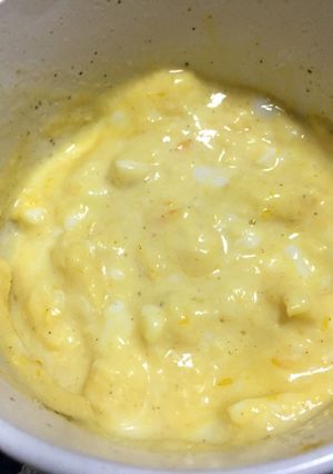 レンジでとろとろスクランブルチーズエッグ-レシピのメイン写真
