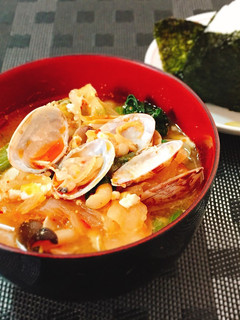朝食・ランチ♡あさりの味噌汁〜スンドゥブ-レシピのメイン写真